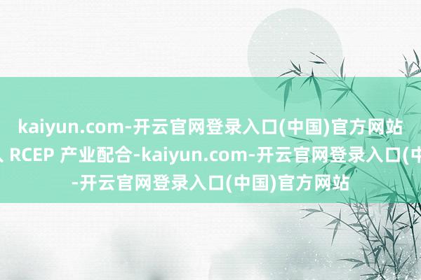 kaiyun.com-开云官网登录入口(中国)官方网站大会以＂深入 RCEP 产业配合-kaiyun.com-开云官网登录入口(中国)官方网站